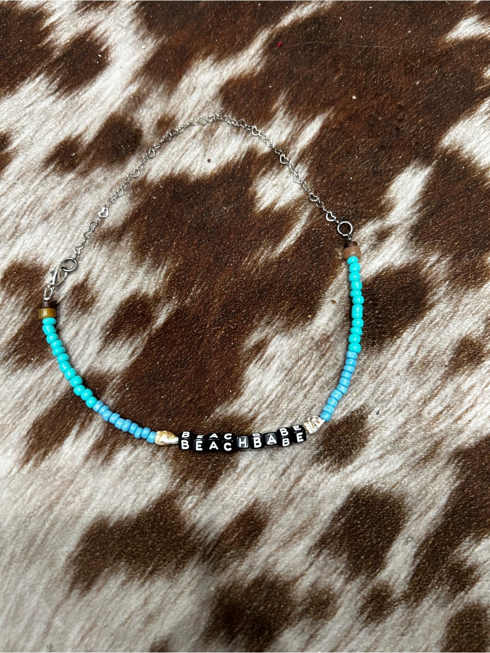 Beach babe choker style necklace handmade brand new